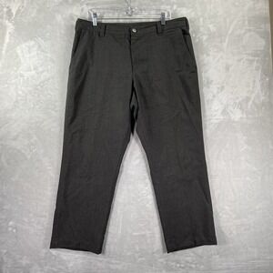 Bluffworks Pants men's 36x28 Performance Chino Regular Fit Gray Slacks Trousers